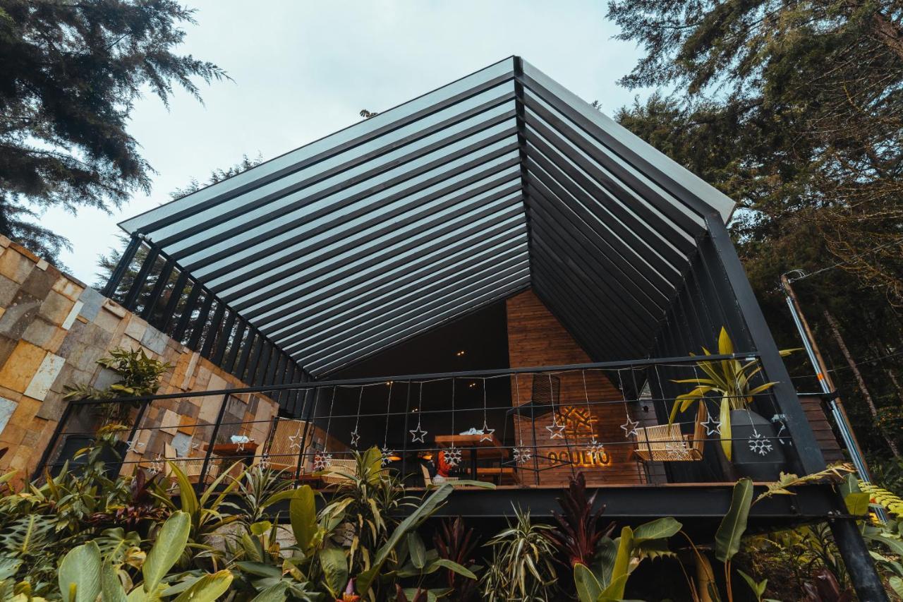 Oculto Refugio De Bosque Hotel Envigado Exterior foto